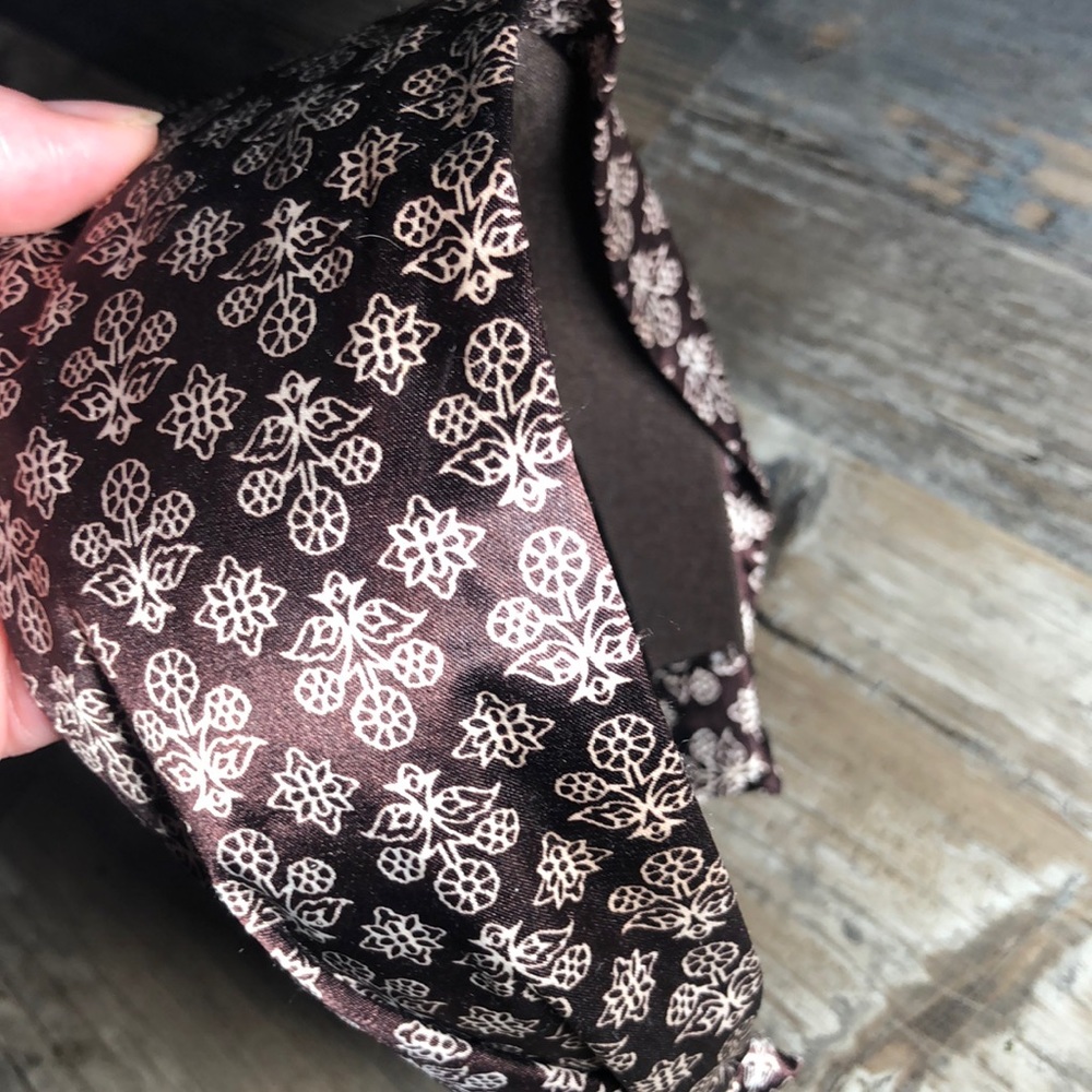 Banana Republic wide flower print headband